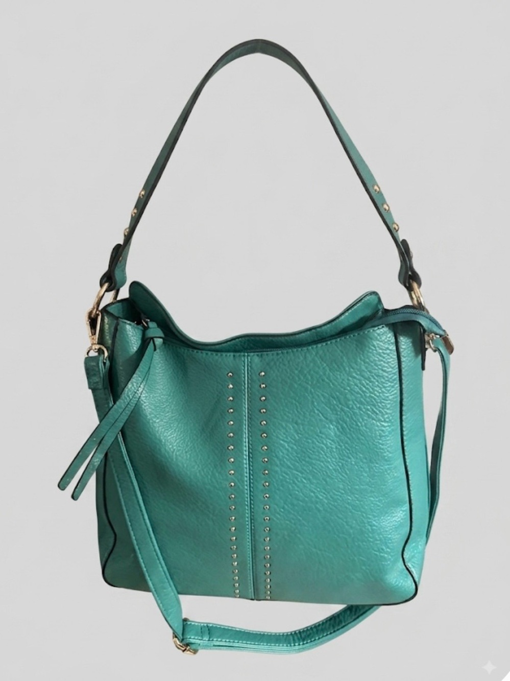 Montana West Teal Studded Crossbody Purse | Boho Western Bag